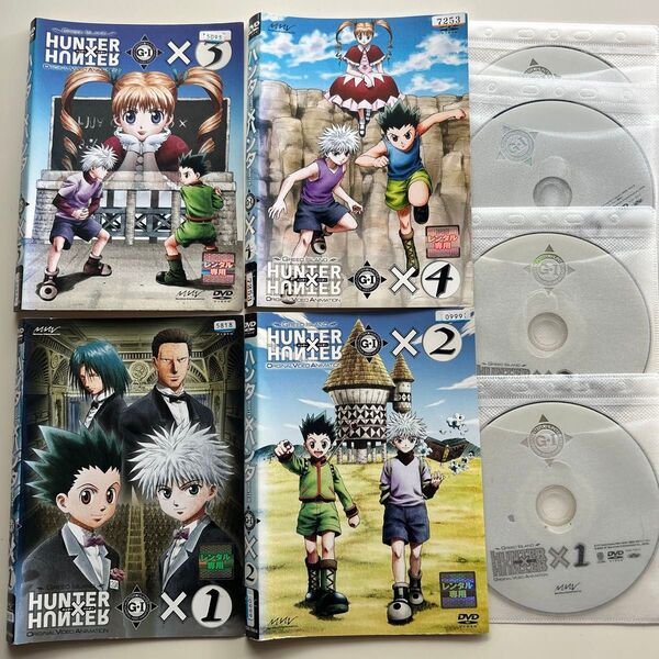 HUNTER×HUNTER ハンター×ハンター OVA G・I 全4巻 レンタル版DVD
