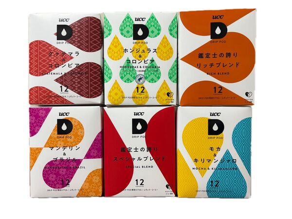 【お値下げしました】UCC ドリップポッド 専用カプセル 6箱 72杯分