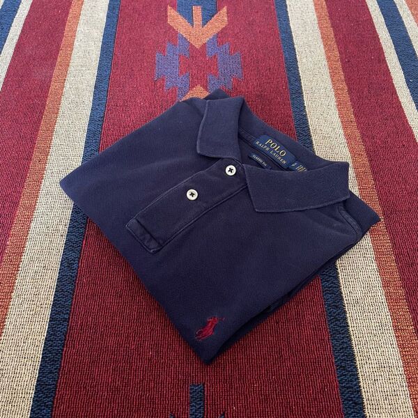 Ralph Lauren ラルフローレン半袖ポロシャツSサイズ ネイビー 紺色