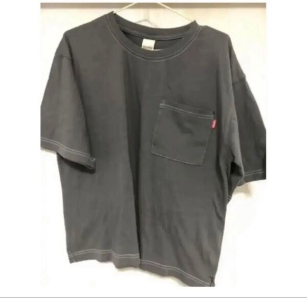 【明日消去のため最終値下げ】 Tシャツ トップス カットソー グレー 夏服 夏コーデ カットソー 半袖