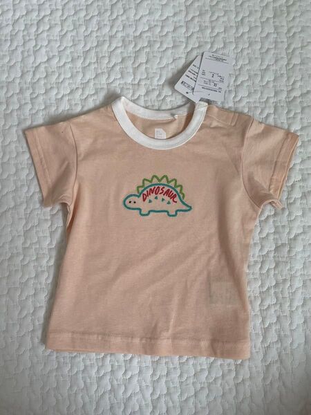 【明日消去のため最終値下げ】タグ付き 半袖Tシャツ Tシャツ 半袖 恐竜 子ども服 ベビー服 70〜80 夏服 夏コーデ