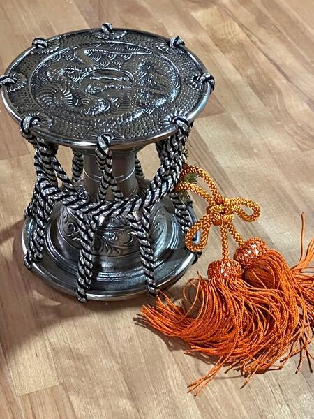 小鼓 インテリア 金属製 アンティーク