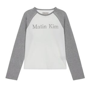 MATIN KIM ロンT 長袖Tシャツ