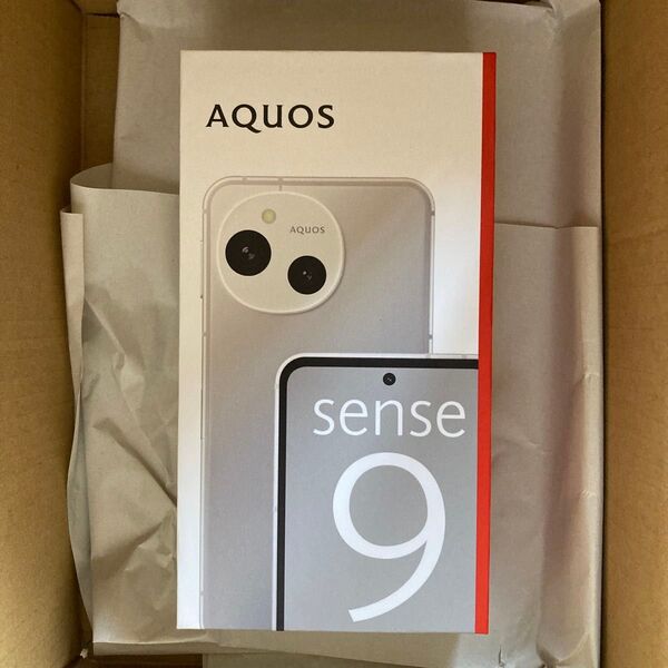 新品未開封 AQUOS sense9 SH-M29 6.1インチ メモリー6GB ストレージ128GB ホワイト