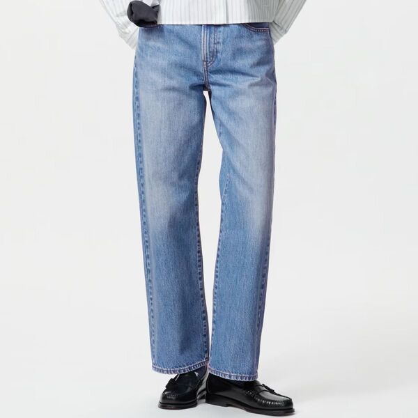UNIQLO ユニクロ JW ANDERSON ストレートジーンズ レディース 27 ブルー