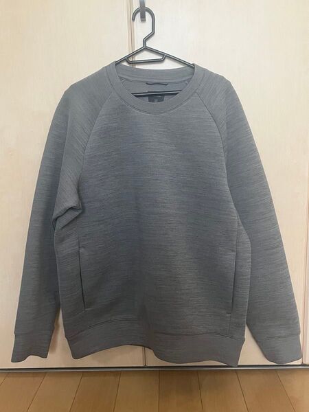 UNIQLO ユニクロ グレー ウルトラストレッチドライスウェット トレーナー スウェット