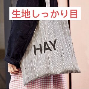 HAY ストライプ柄 トートバッグ 厚手