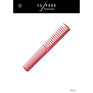 ★クーポン利用で300円OFF!Y.S.PARK(ワイエスパーク)カッティングコーム YS-332 レッド 1本〜