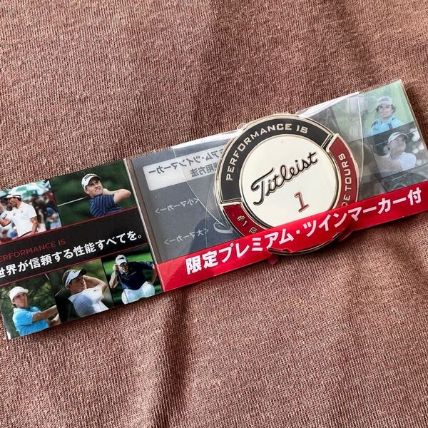 非売品 Titleist プレミアムツインマーカー タイトリスト PROV1 ゴルフボールマーカー