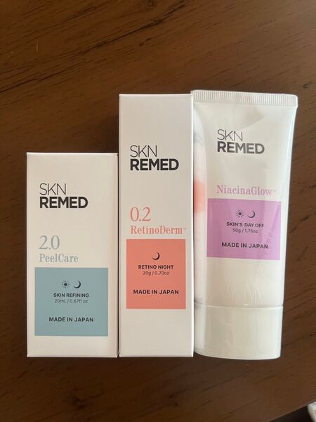 SKN REMED l スキンリメド l パーソナルドクターズスキンケア 美容液 保湿液 美容クリーム 角質ケア美容液