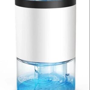 除湿器 小型 強力除湿 1000ml 満水時自動停止 7色ライト付 ペルチェ式 除湿機 LEDライト