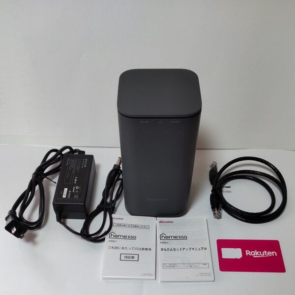 楽天APN設定済 ドコモ ホームルーター home 5G HR01 SIMフリ― 488