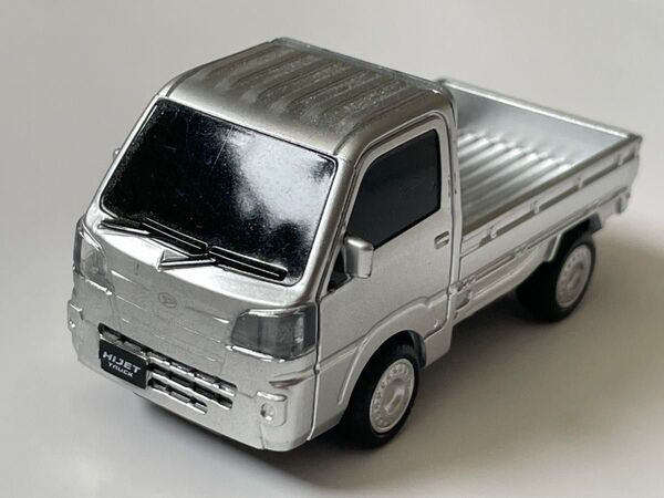 ダイハツ ハイゼット トラック プルバックカー ミニカー HIJET 軽トラ 銀 シルバー ブレイク ミニチュア BREAK