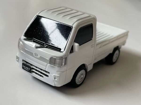 ダイハツ ハイゼット トラック プルバックカー ミニカー HIJET 軽トラ 白 ホワイト ブレイク BREAK ミニチュア