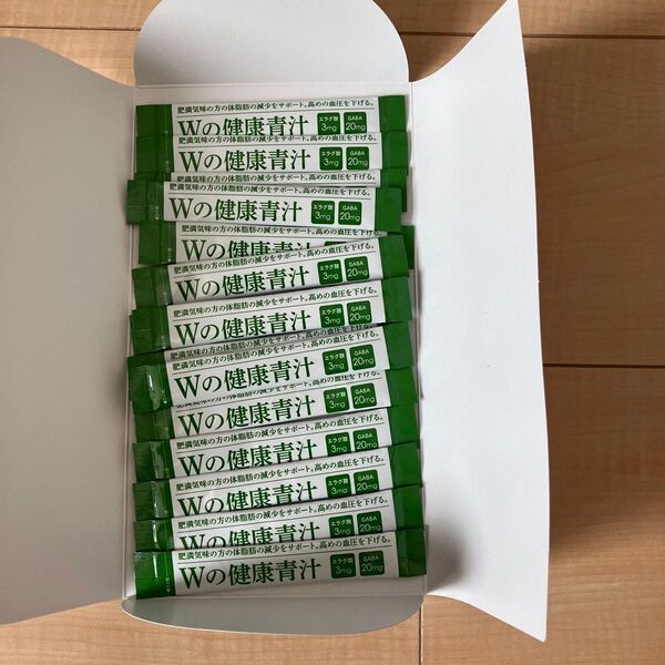 新日本製薬 Wの健康青汁 15包 エラグ酸 GABA