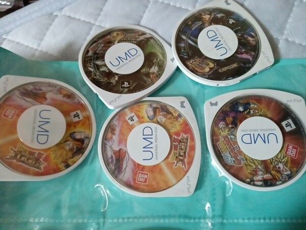 ドラゴンボールZ 真武道会 ドラゴンボール タッグバーサス PSP 5本まとめ売り 動作品