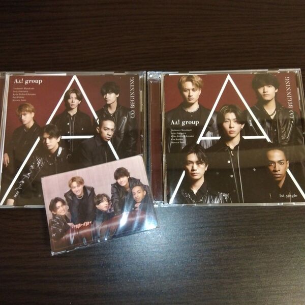 《A》BEGINNING CD Aぇ! group 通常盤 特典 トレカ カードABEGINNING 通常版 初回限定盤A DVD