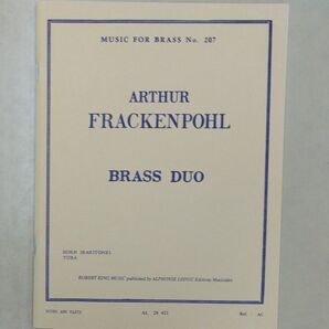 Arthur Frackenpohl BRASS DUO 楽譜 金管二重奏(HORNとTUBA)
