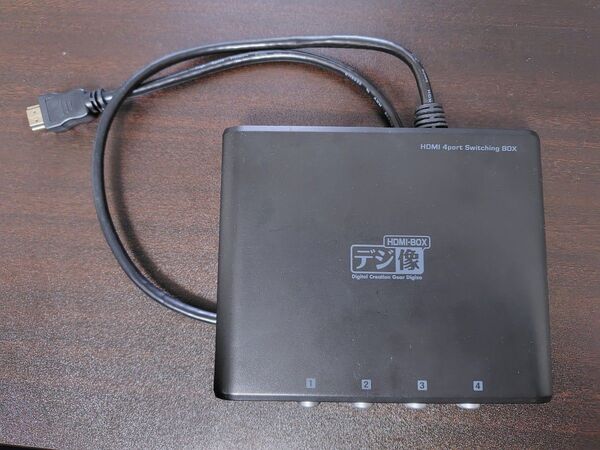 プリンストン デジ像 4ポートHDMI切替器 HDMIセレクター 機械式 4入力1出力 PHM-SW401