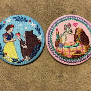 ディズニー刺繍缶バッジ