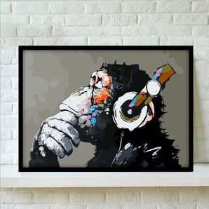 バンクシー ゴリラアート