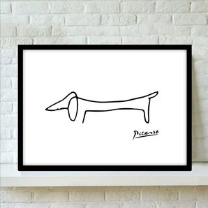ピカソ 犬の絵