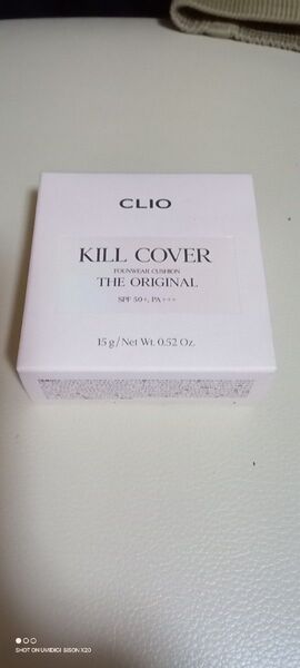 新品未開封・5/12購入無欠点陶器肌コンシーラーいらず CLIO キルカバースキンフィクサー 21N リネン