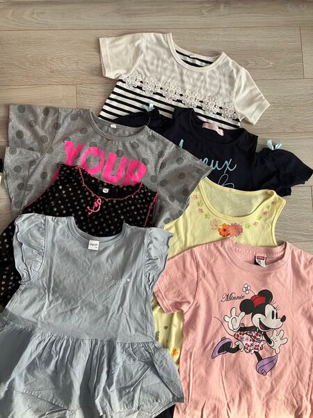 女の子 130センチ半袖Tシャツ まとめ売り 7枚セット