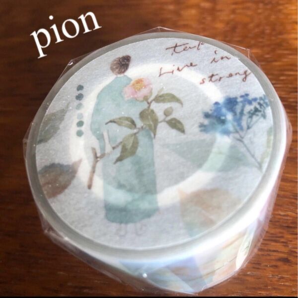 Pion 海外マスキングテープPETテープ mini girl_02新品未開封品