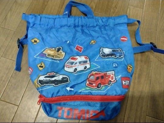 ★プールバッグ トミカ ナップサック