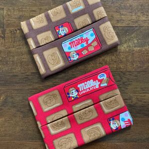 ペコちゃん ティッシュケース 2個セット ポケットティッシュカバー ハンドメイド
