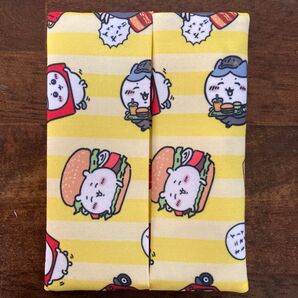ちいかわ ティッシュケース 黄色 ポケットティッシュカバー ハンドメイド