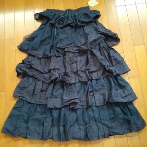 フリル ロングスカート