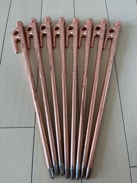 1回使用 スノーピーク ソリッドステーク ブロンズ 30 PG-150 非売品 ポイントギフト 30cm 8本セット