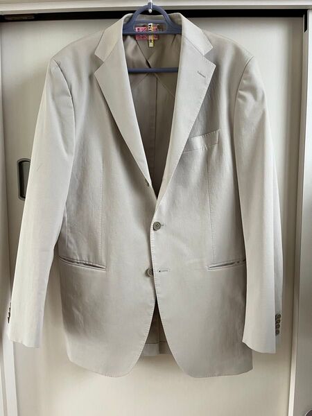 23区 オム HOMME オンワード樫山 ジャケット ベージュ 綿 サイズ 50