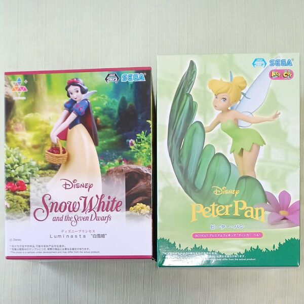 ディズニー ティンカーベル 白雪姫 フィギュア 2点セット