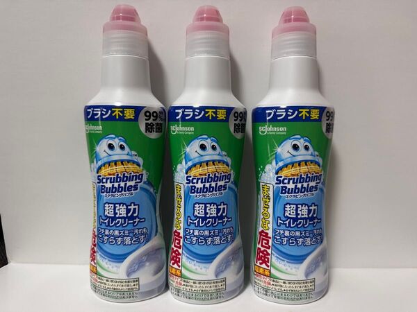 スクラビングバブル 超強力トイレクリーナー 400g 3本セット