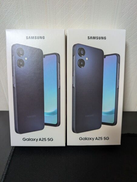 Galaxy A25 5G ブラック SIMフリー ワイモバイル版 2台 新品未開封品
