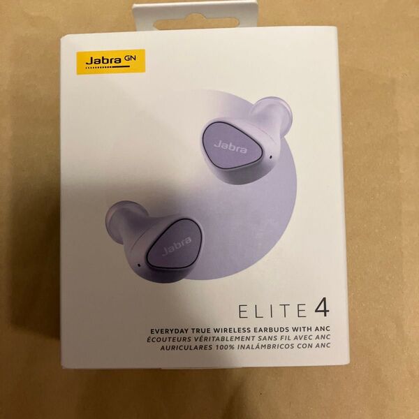 Jabra 完全ワイヤレスイヤホン Elite 4 100-99183003-99 ライラック 新品未開封