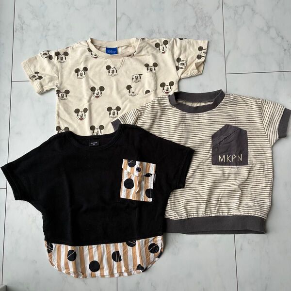 半袖Tシャツ 3枚セット サイズ95、100