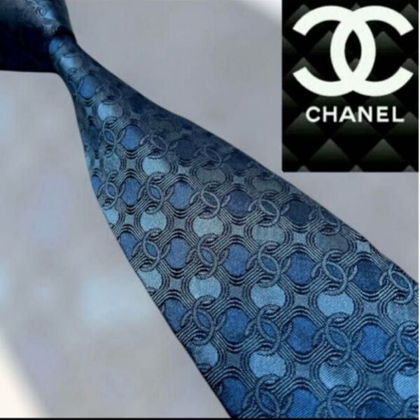 世界最高峰 CHANELシャネル CCココマーク ネクタイ