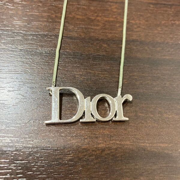 Christian Dior クリスチャンディオール アクセサリー ネックレス ロゴ シルバーカラー チョーカー レディース 人気