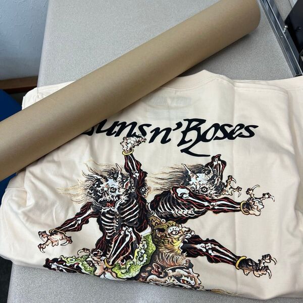 ガンズアンドローゼズ リトグラフとTシャツ Lサイズセット