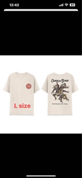 GUNS N’ROSES OFFICIAL 2025 ジャパンツアーライブ会場限定 日本限定 tシャツガンズアンドローゼス