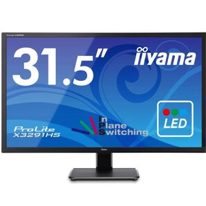 ProLite X3291HS (フルHD 31.5型AH-IPS液晶)美品、不具合なし、おまかせ配送/HDMIケーブル付