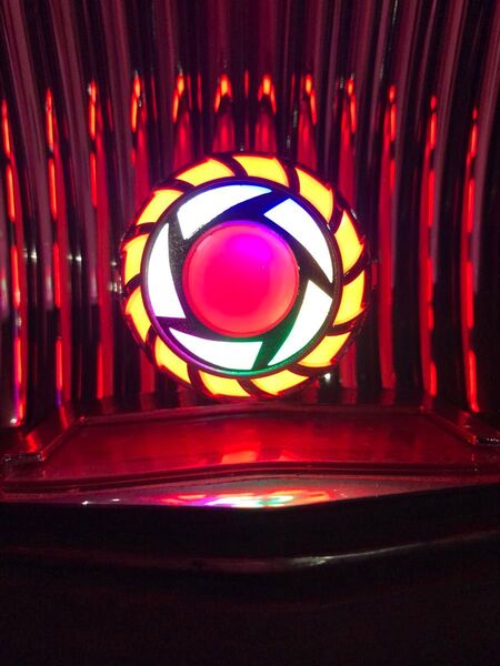 デビルアイ 赤色 led テールランプ S25 bay15d DC12V 段違い クルクルテール 小型 中型 単車 直流のみ適合