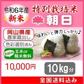 【特別栽培米 朝日】10kg
