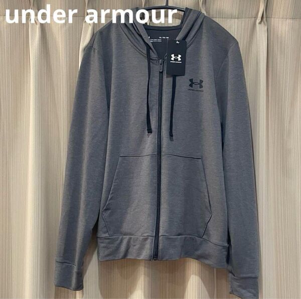 定価8250円 新品未使用タグ付き under armour フルジップパーカー フーディ アンダーアーマー