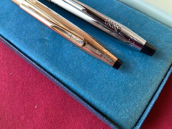 CROSS Classic Century 14金張&シルバーボールペン セット