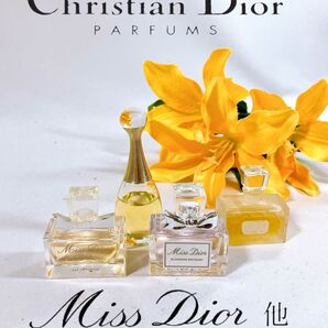 Christian Dior ミスディオール ブルーミングブーケ シェリー ジャドール ミニ香水 4本まとめて